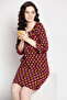 Dragonfly Print Short Nighty in Multicolour - 100% Cotton