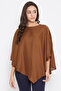 Solid Feeding Cape in Coffee colour - Rayon - 2