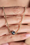 Waterway Model Double Color Ball Detailed Necklace - 2