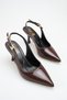 Rimini Women's Patent Leather Heeled Ballerina Shoes – 5 cm Heel, Casual and Office Chic 1119