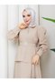 Balloon Sleeve Shirt & Skirt Islamic Clothing Set Rc9021 - 6