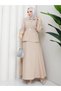 Balloon Sleeve Shirt & Skirt Islamic Clothing Set Rc9021 - 4