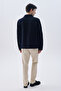 Men's Indigo Jean Jacket with Pocket Detail - 2