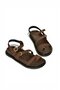 Y250504002 Brown Suede Women's Sandals - 7