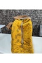 Leopard Patterned Velvet Thermal Insulated Lunch Box 23.5X21 cm - 3