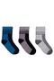 Derbili Cool 3-Piece Men's Socks for Ages 3-11 - Standard for 3-4 Years Old