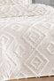 Olive 2 Piece Single Person Pique Set Cream - 2