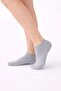 3 Pairs of Cotton Summer Women's Socks, Soft Plain Socks (Gray) - 2