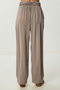 Drawstring Cross Belted Knitted Trousers Lcr0112 Vi̇zon - 7