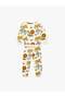 Crew Neck Long Sleeve Cotton Animal Print Tracksuit Set - Set of 2 - 2