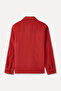 Men's Red Wool Blend Shirt Jacket - 5