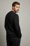 İnterview 0 Collar Hair Braid Patterned Wool Black-Anthracite Knitwear Sweater - 6