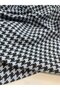Light Blue Houndstooth Patterned 100% Cotton Fabric - 4