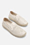 Nerdas Women's Genuine Leather Casual Shoes - Ecru - 2