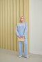 Women's Trouser Suit Light Blue - 2