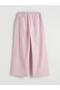 Girls' Poplin Trousers with Elastic Waist (S6) - 2