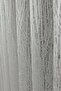 Premium Ecru Broken Glass Design Tulle Curtain with 1/3 Fold Pleats - 2