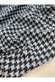 Light Blue Houndstooth Patterned 100% Cotton Fabric