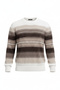 Men's Crew Neck Patterned Slim Sweater - 4
