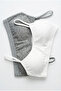 2 Pieces of Cotton Bustier Bralet with Rope Straps and Removable Pads - Athlete Half Tank Top