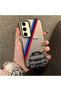 Samsung Galaxy S24 Fe Compatible Silicone Bmw Patterned Edge Hard Back Anti-Fall Phone Case - 2
