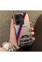Redmi 13 4g Compatible Silicone Bmw Patterned Edge Hard Back Anti-Fall Phone Case - 2