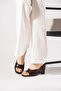Ekepos High Heeled Women's Shoes in Telik Brown Wrinkled - 2
