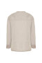 Men's Stone Color Comfort Fit Linen Kimono Jacket - 2