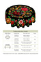 Rectangle-152X305Cm 1 Piece, Vibrant Mexican Style Colorfulful Flower Tablecloth + 4 Pieces of Self- - 7
