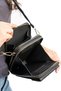 Women's Phone Holder Cross Shoulder Strap 3 Compartment Zippered Wallet Bag Model - 4