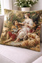 غطاء وسادة مزخرف بنمط ثنائي الاتجاه من كارلا لورين-31 مقاس 45x45 - 2