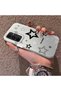 Samsung Galaxy A54 Compatible Silicone Edge Hard Back Anti-Fall Phone Case with Stars Pattern