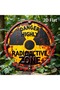 1 Rustic Radiation Warning Round Aluminum Sign, "DANGER HIGHLY Radioactive ZONE" Diameter, Vintage. - 4