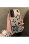Samsung Galaxy A15 Compatible Silicone Edge Hard Back Anti-Fall Phone Case with Stars Pattern - 2