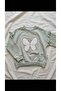 Girl's Butterfly Embroidered Cotton Double Set with Ruffle Detail - 2