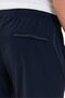 Navy Blue Men's Sweatpants with Zipper and Three Pockets, Thin Draped Fabric, Comfortable Fit, Classic Leg - 7