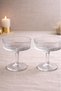 6-Piece Glass Ice Cream Bowl with Stand - Snack Bowl, Ice Cream Bowl and Dessert Presentation Bowl 225 ml Krw-17 - 6