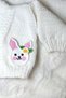 Hand Knitted Baby Cardigan with Amigurumi Rabbit for Newborn Baby Girl - 5
