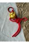 Lucky Red String Golden Cat Keychain 🐱 ✨ - 3