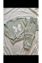 Girl's Butterfly Embroidered Cotton Double Set with Ruffle Detail - 3