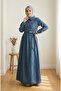 Women's Denim Dress- Lvr011 - 3