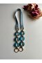 Acrylic Handles with Faux Leather for Knitted Bags