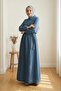 Women's Denim Dress- Lvr011 - 4
