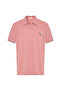 Men's Green Embroidered Polo Collar T-Shirt - 5