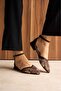 Mabeyn Lace-Up Upper with Lace Embroidery, Closed Back, Open Sides, Evening Dress Shoes - 4