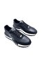M22480 Genuine Leather Black Men's Sneaker Sports Shoes - 3