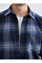 Regular Fit Plaid Gabardine Men's Shirt - 3
