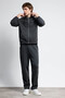 Ultra Soft 100% Cotton Relax Fit Zippered Sweatshirt F9812Ax26Sp - 2