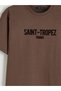 Artı-Store Women's T-Shirt with Cycling Collar and Short Sleeves, Oversized Molds, Cotton Pe - 7