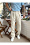 Pleated Baggy Linda Trousers Cream - 5